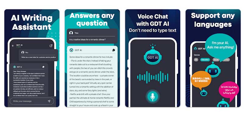Réplica de la aplicación ChatAI GDT