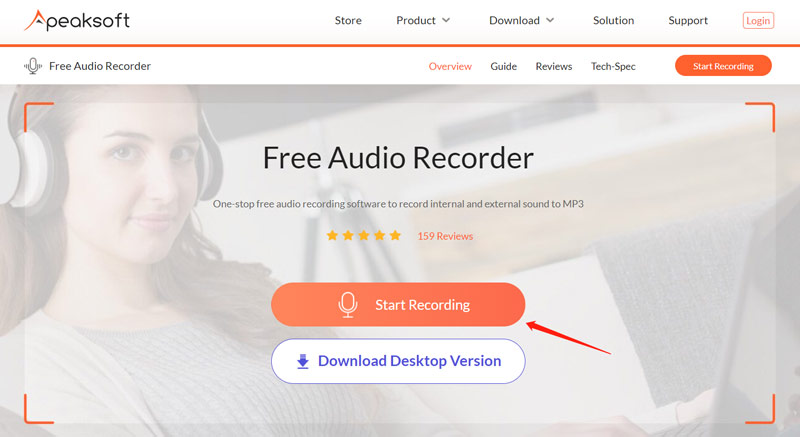 Grabador de audio gratuito Apeaksoft