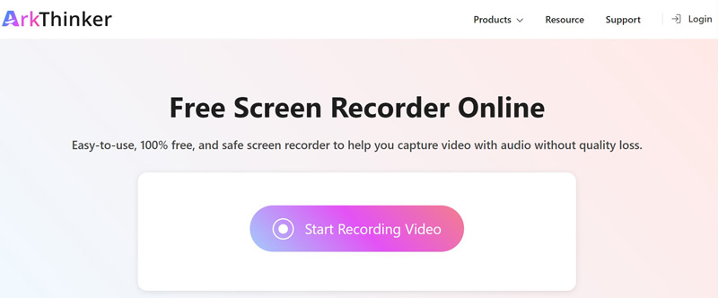 Arkthinker Free Screen Recorder