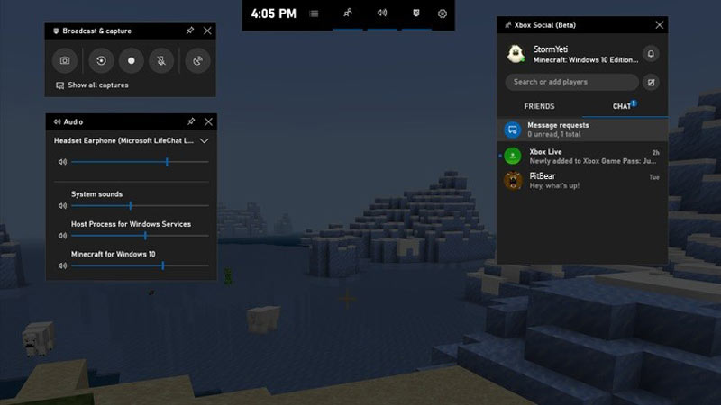 Game Bar Minecraft