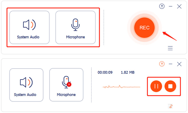 Apeaksoft Free Audio Recorder を介してオンラインでオーディオを録音する