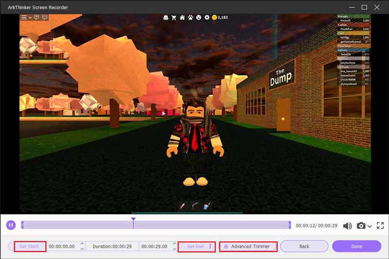 Roblox 기록