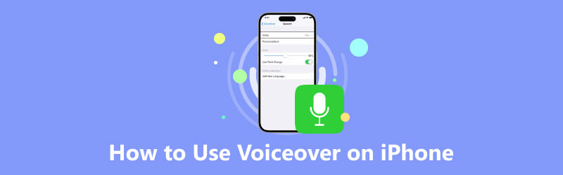 Verwenden Sie Voiceover auf dem iPhone