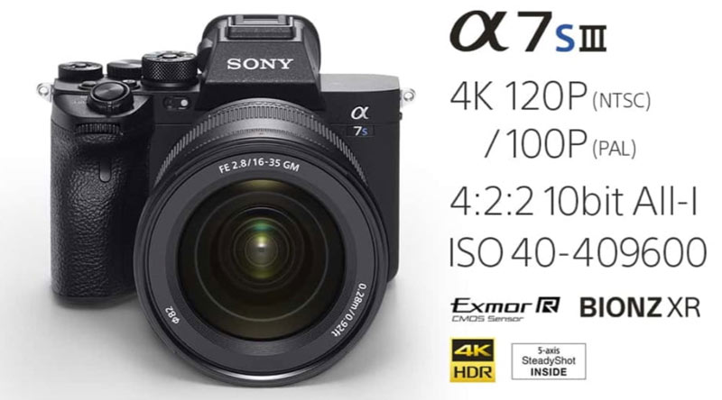 Kamerainspelare Sony A7 S3