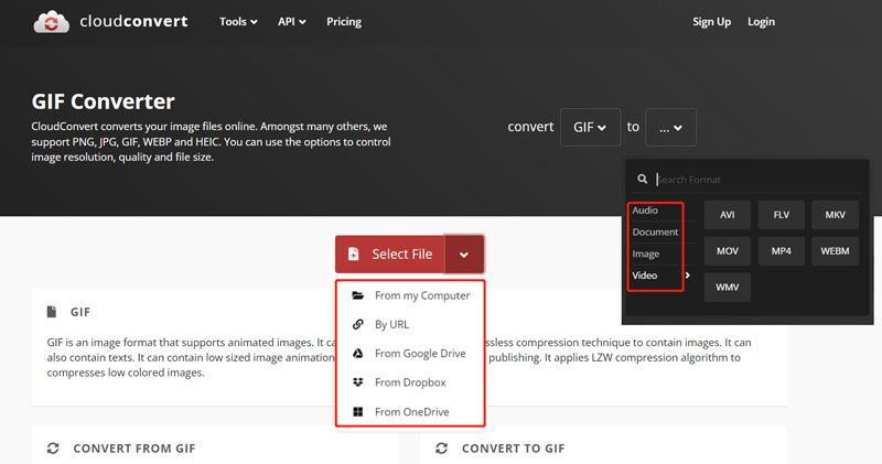 AVI to GIF, Convert AVI to GIF Online