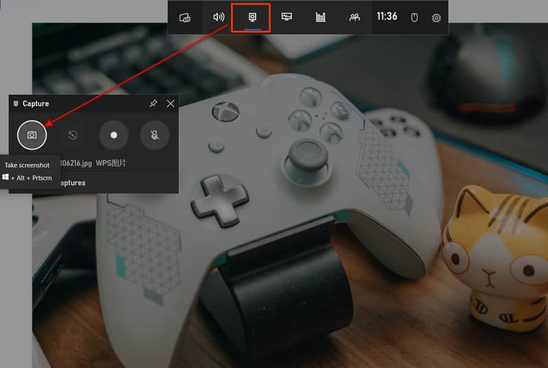 Manual Click Screenshot