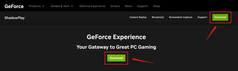 NVIDIA ShadowPlay Download