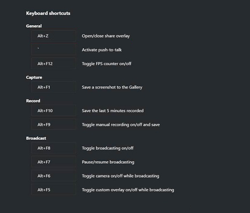 NVIDIA ShadowPlay gyorsbillentyű