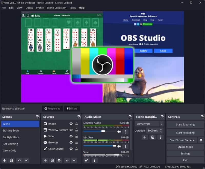 OBS interface