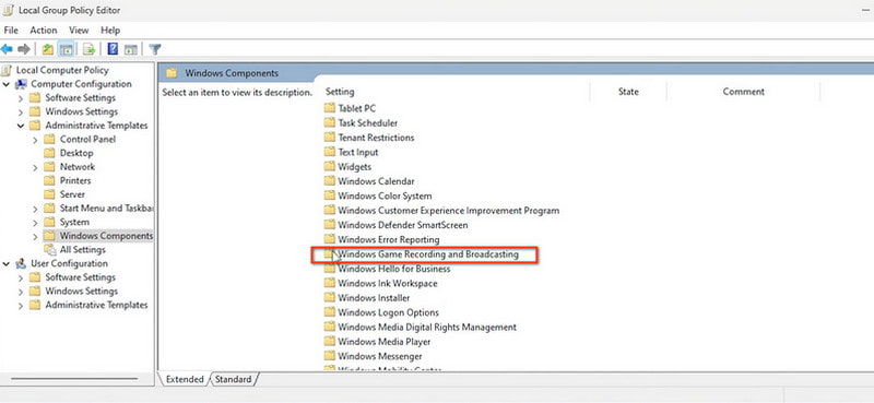 Windows Components
