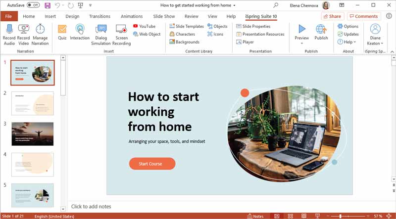 Přidejte PowerPoint