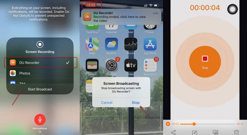 Nastavení iOS dvě