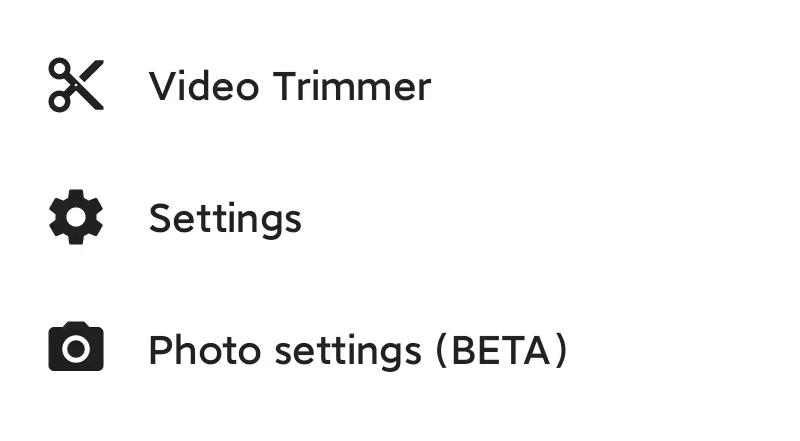 Quick Video Recorder Options