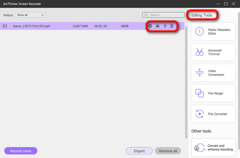 Lista de registros Radeon