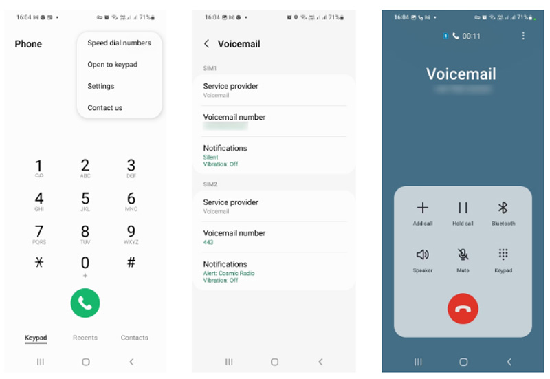 Configurer la messagerie vocale sur un téléphone Android Samsung