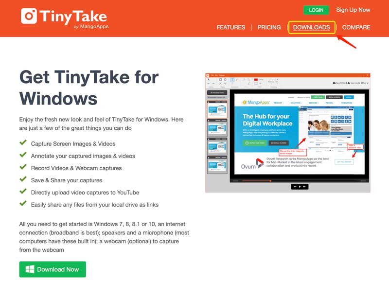 TinyTake Download