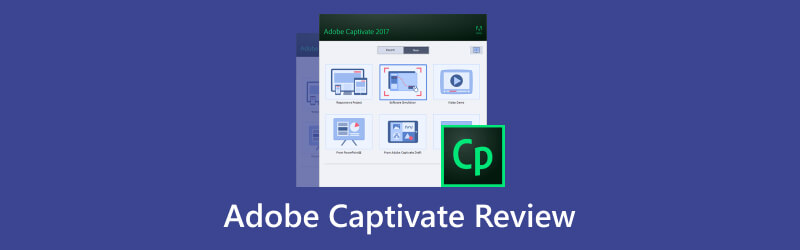 Gjennomgå Adobe Captivate