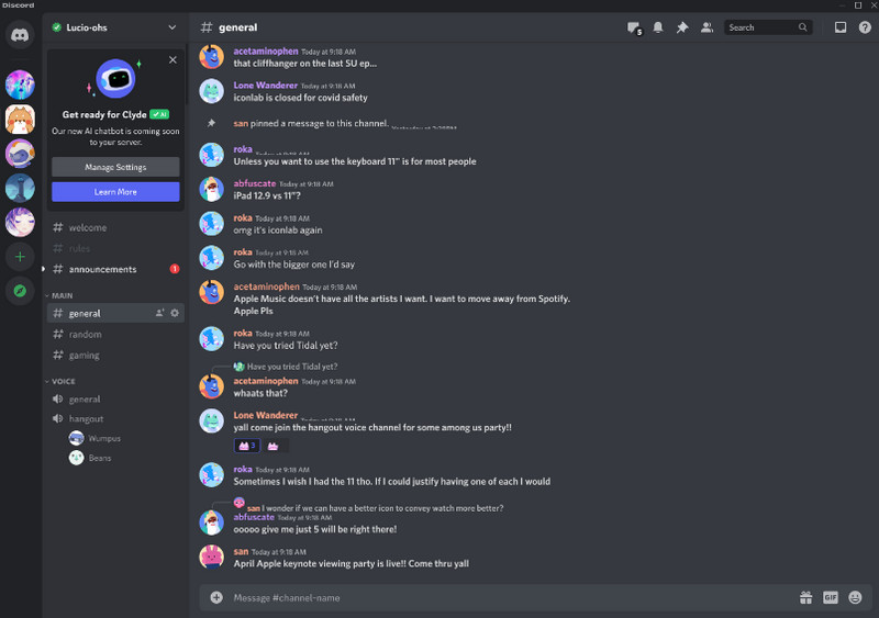 Chat Discord