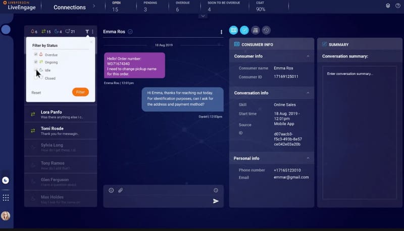 LivePerson Karakter Yapay Zeka Alternatifi