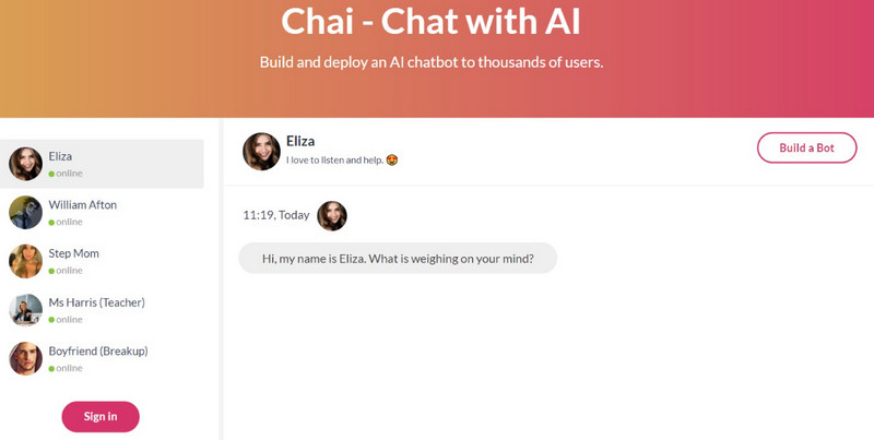 Chai AI 聊天機器人