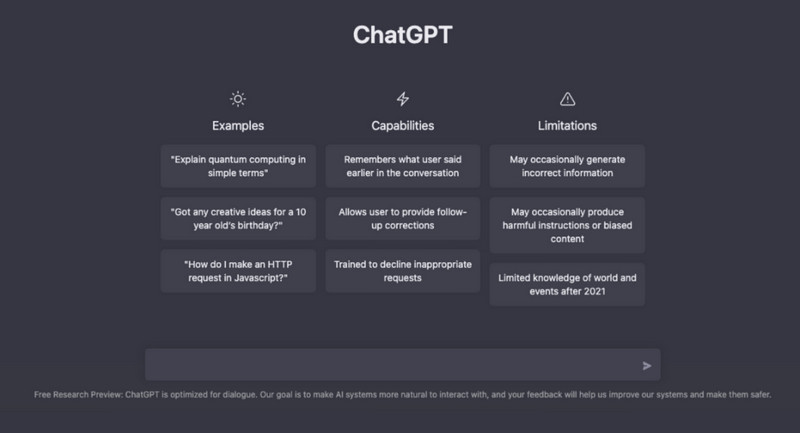 Chat GPT AI Chatbot