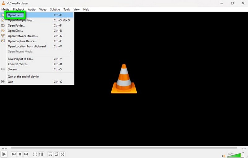 Ανοίξτε το Αρχείο VLC