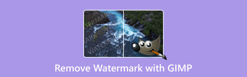 Eliminar marca de agua con GIMP