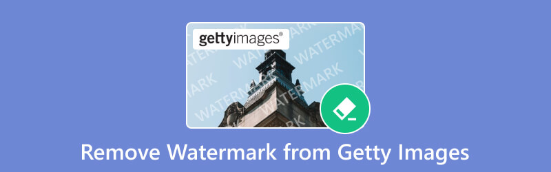 Удалить водяной знак из Getty Images