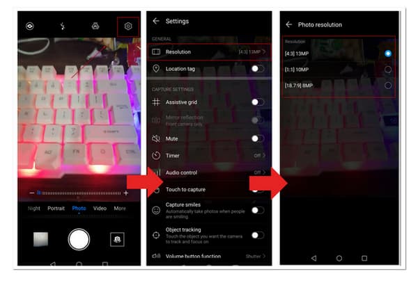 Android Changer la résolution de l'image