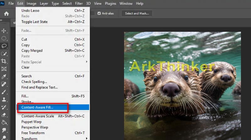 Compilazione consapevole del contenuto in Photoshop