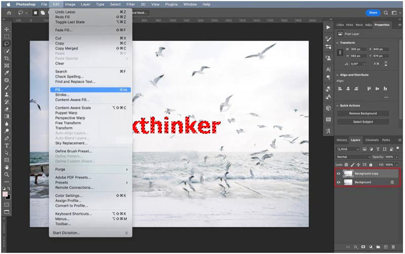 Compilazione consapevole del contenuto in Photoshop