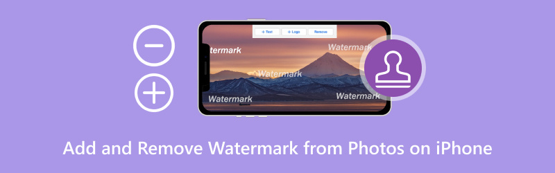 iPhone에서 워터마크 사진 추가 및 제거