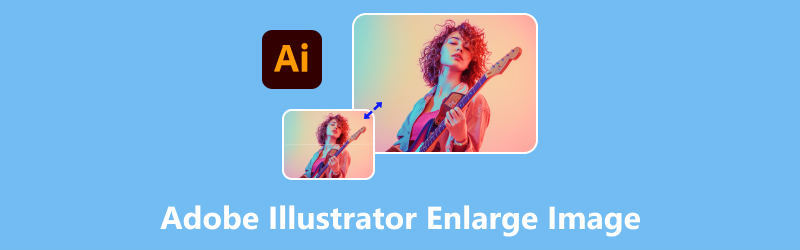 Adobe Illustrator 放大图像