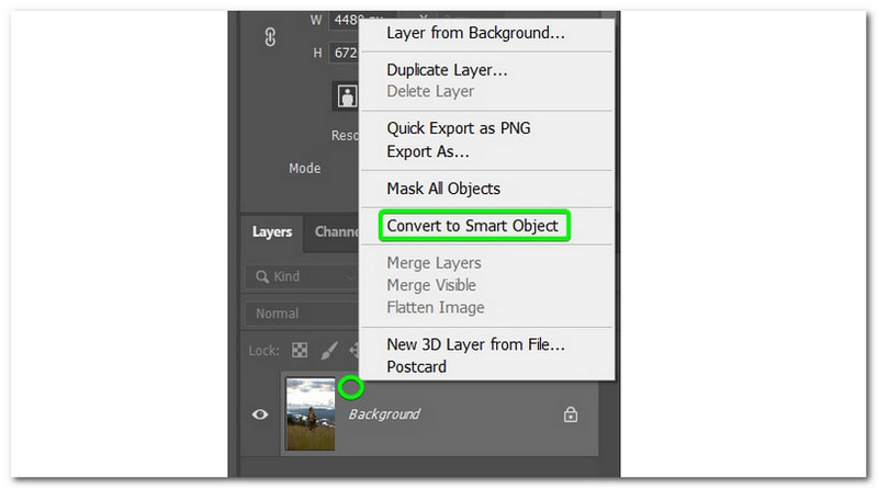 Convert to Smart Object