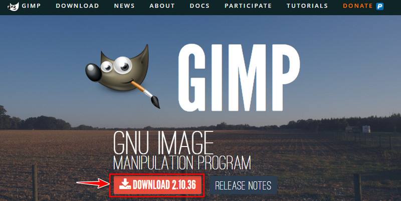 Töltse le a GIMP-et