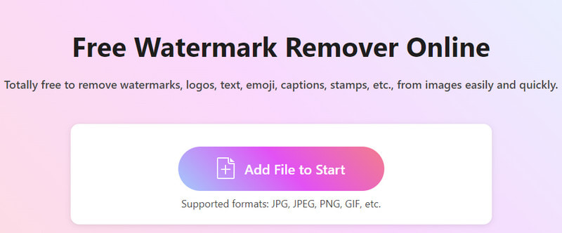 Free Watermark Remover Online