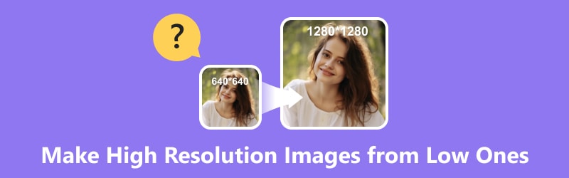 Make High-Resolution Images from Low Ones