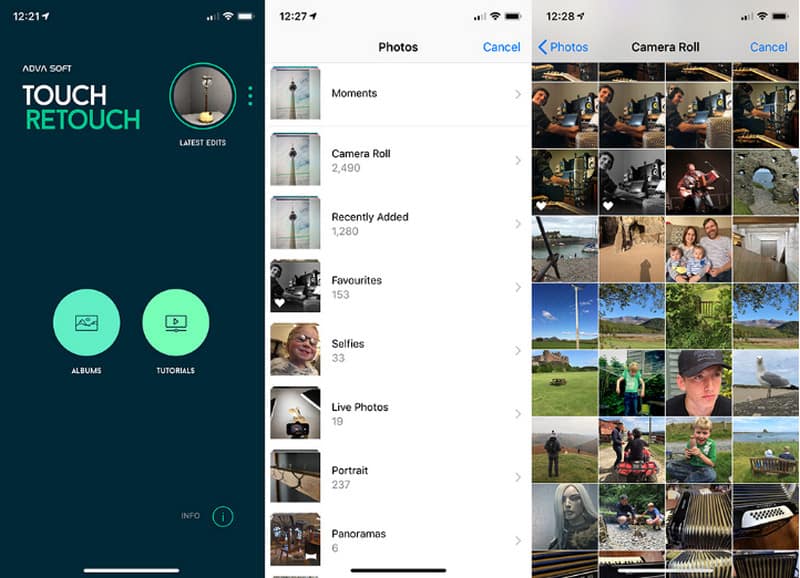 Vandmærke-app TouchRetouch Fjern datostempel fra foto