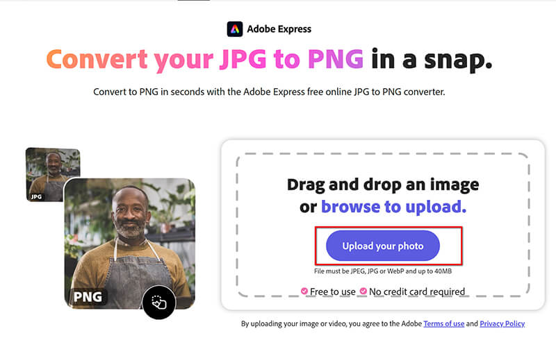 Upload Jpg to Adobe Online
