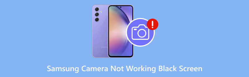 Samsung-camera werkt niet, zwart scherm