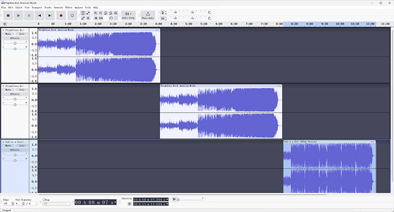 Audacity MP3合并器