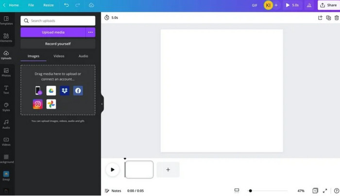 Canva Select Elements