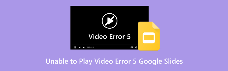 Error 5: No se puede reproducir el video en Google Slide