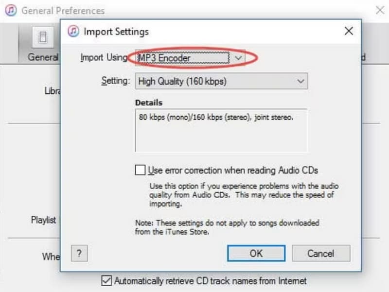 iTunes WAV a MP4
