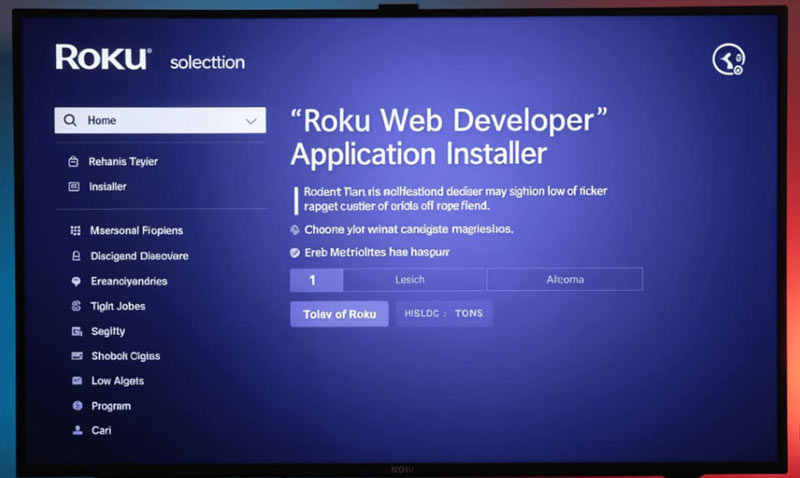 Installera om Roku TV