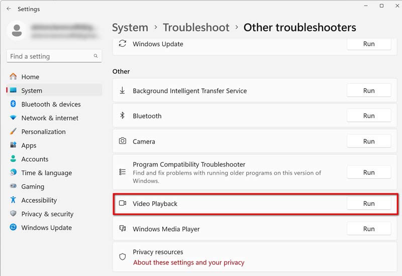Ejecute el solucionador de problemas de Windows