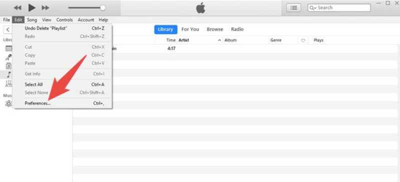 Edycja Itunes